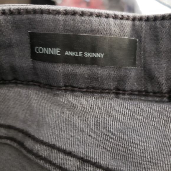 KUT From The Kloth Jeans Sz 16 Womens Connie Ankle Skinny Gray Stretch Soft‎ - Picture 6 of 11